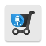 shopping list with voice input android application logo